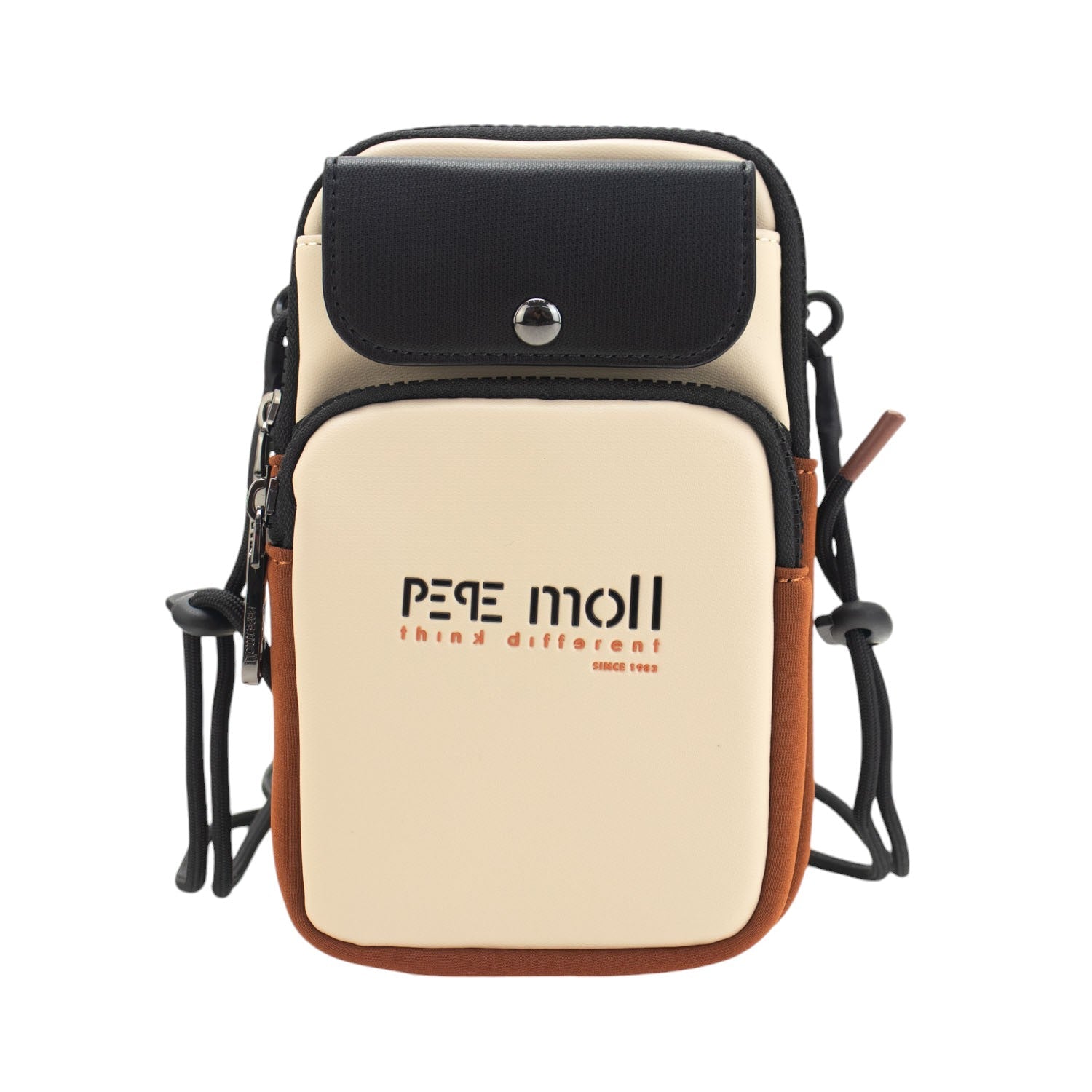 Bandolera porta móvil Pepe Moll Surf Beige