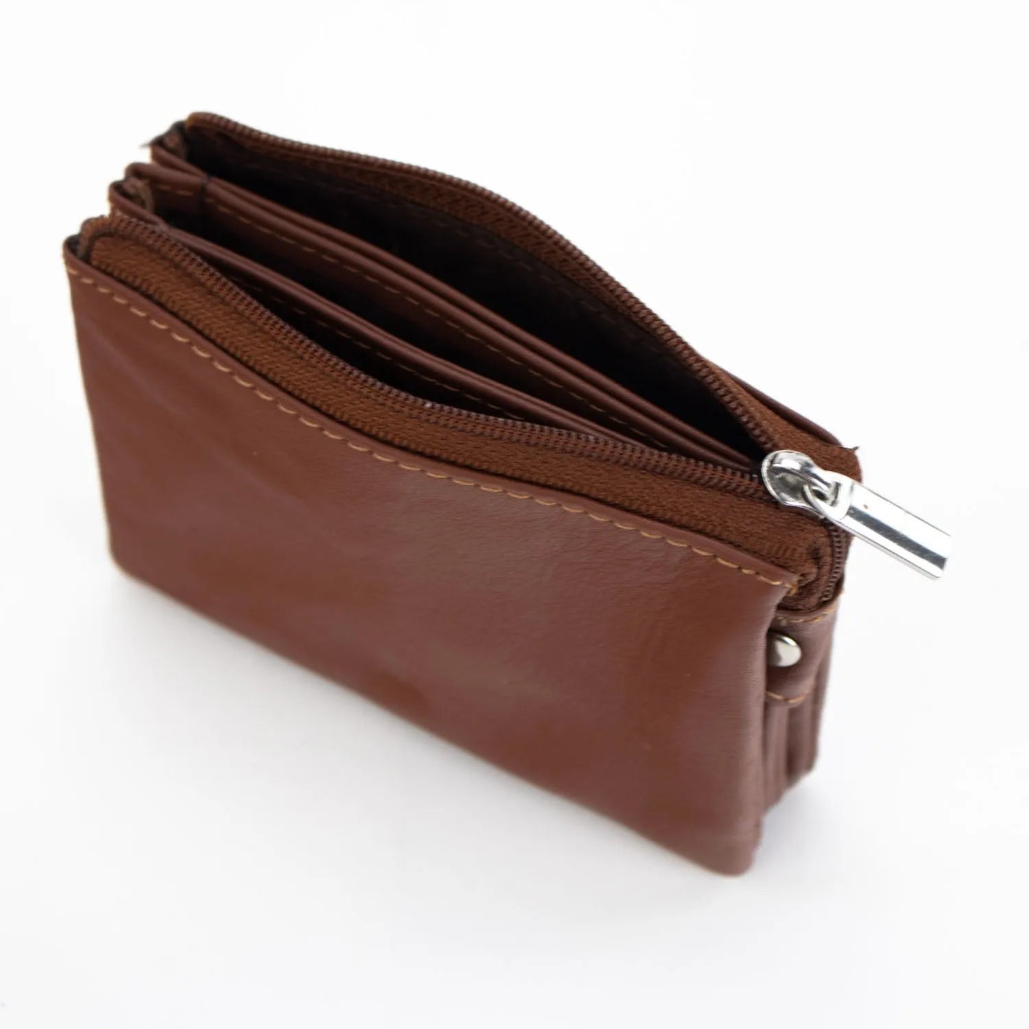 Monedero triple Piel Basics JL Piel