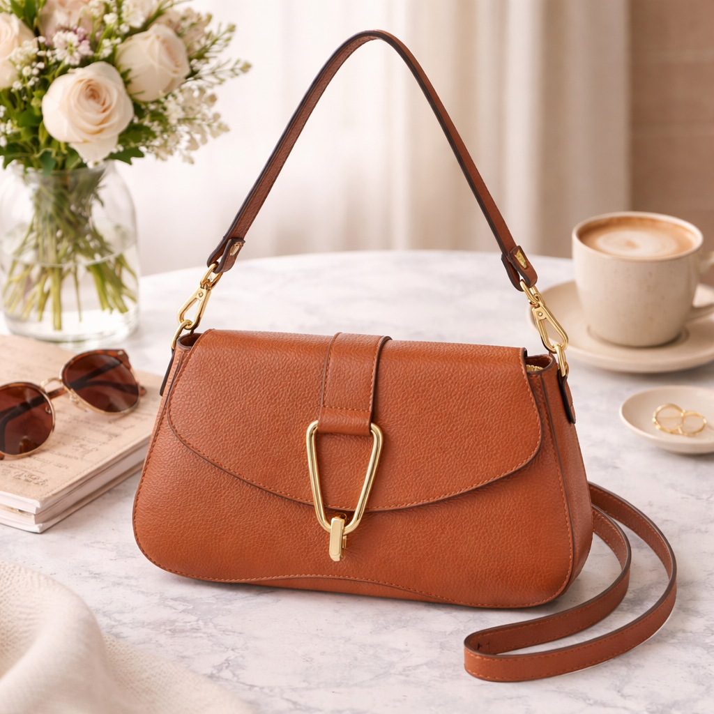 Bolso en Piel Pregato Arezzo Cuero