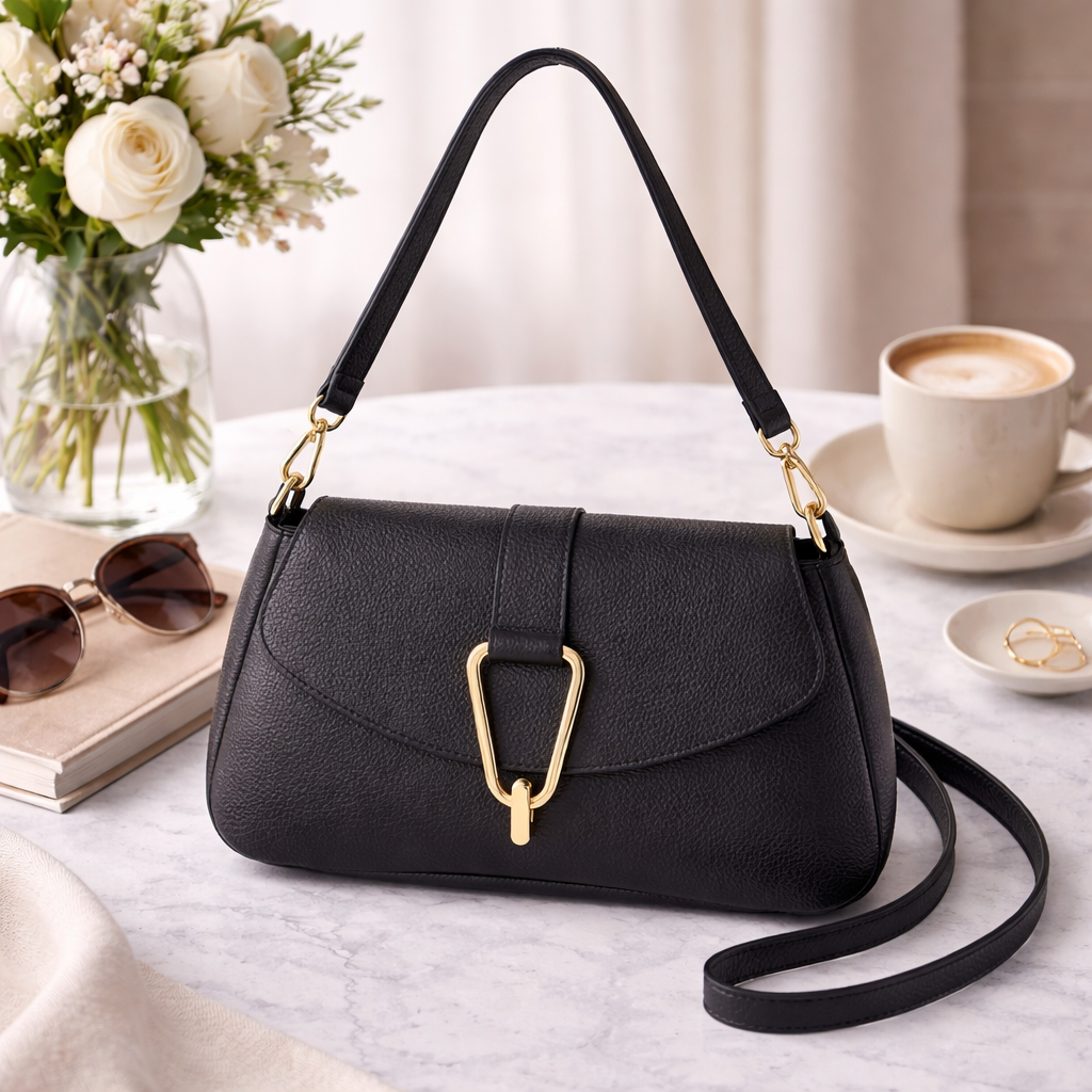 Bolso en Piel Pregato Arezzo Azul marino