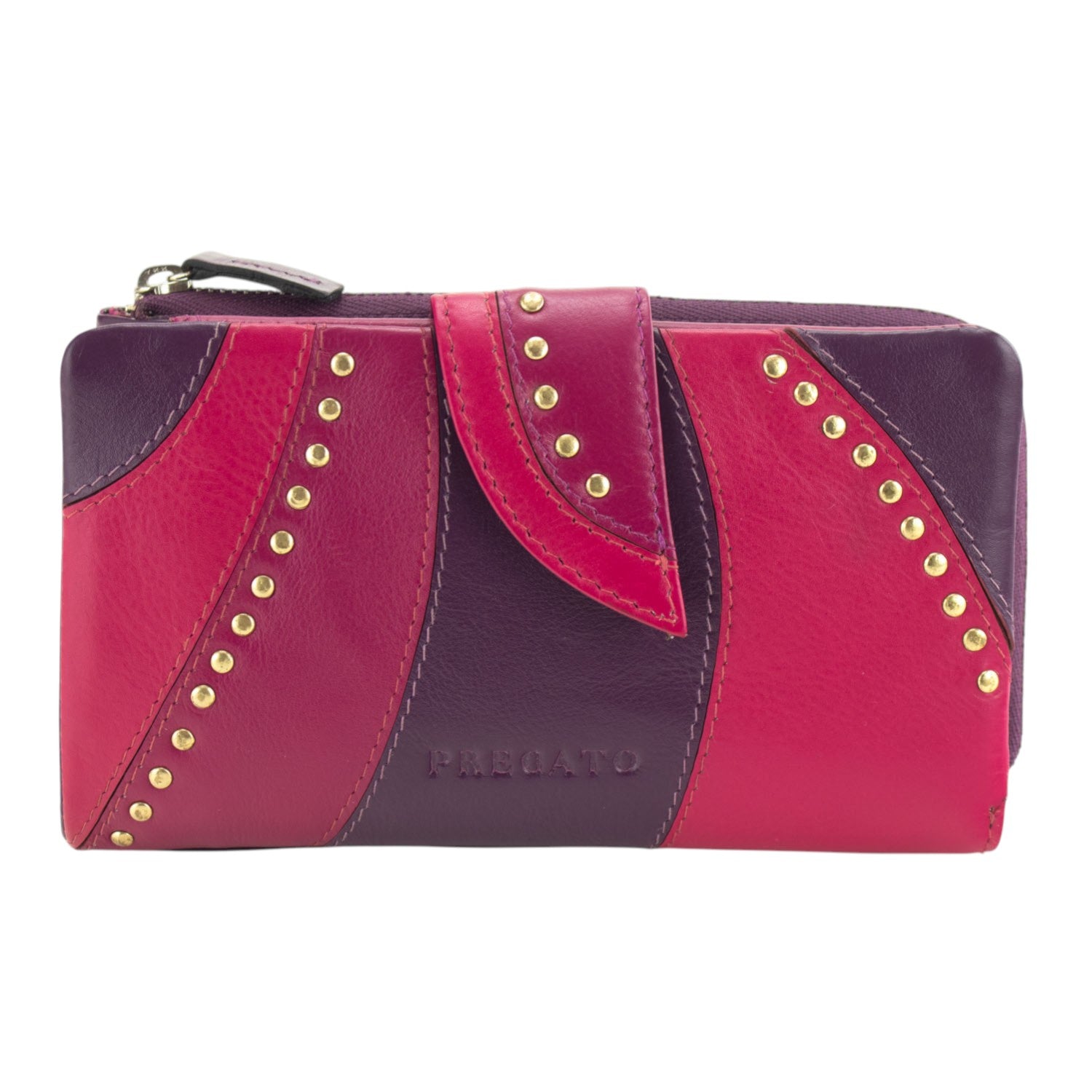 Billetero de piel Premium Pregato Venezia Intenso