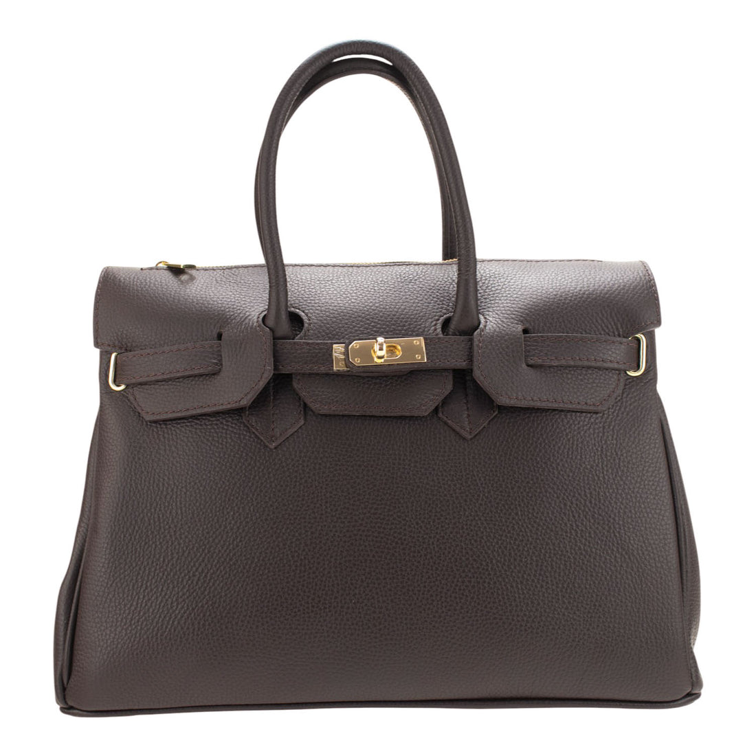 Bolso de Piel Pregato Juliette Chocolate