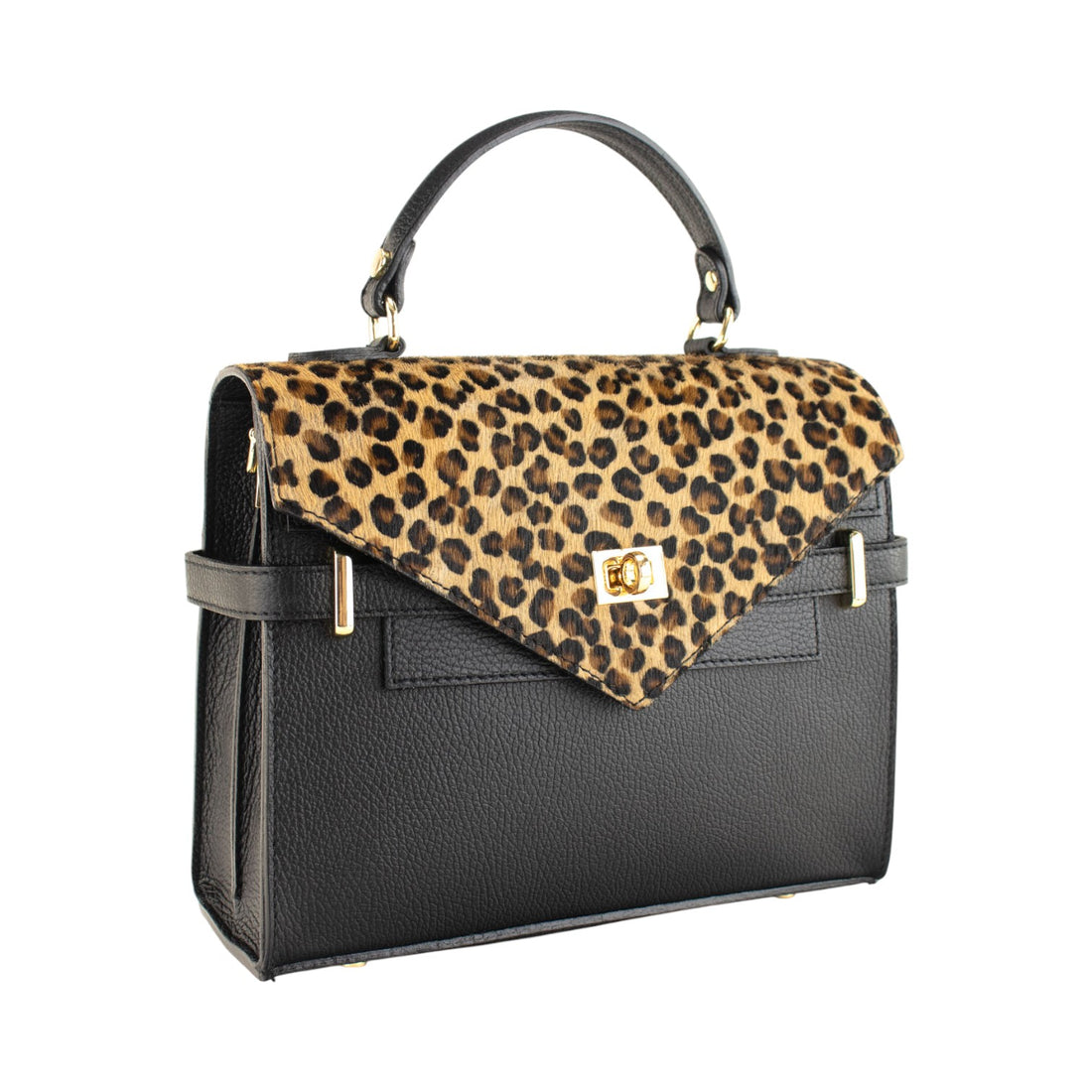 Bolso en piel Pregato Elara Premium Guepardo