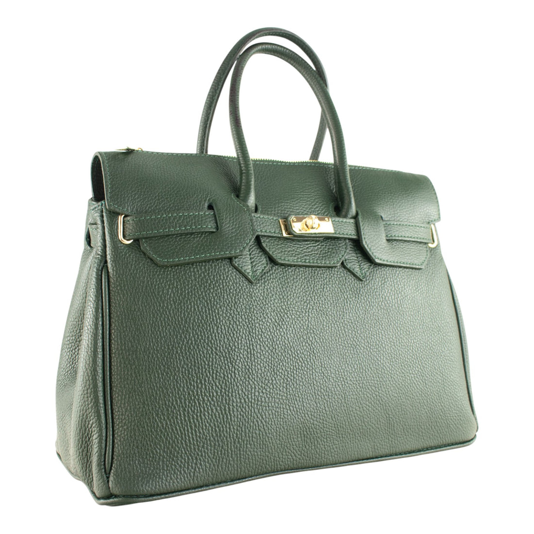 Bolso de Piel Pregato Juliette Verde Bosque