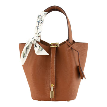 Bolso de mano Pregato Torino Camel