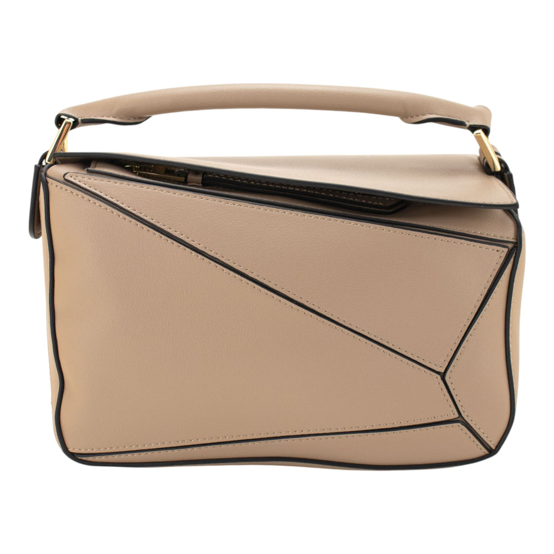 Bolso de Piel Pregato Modena Taupe