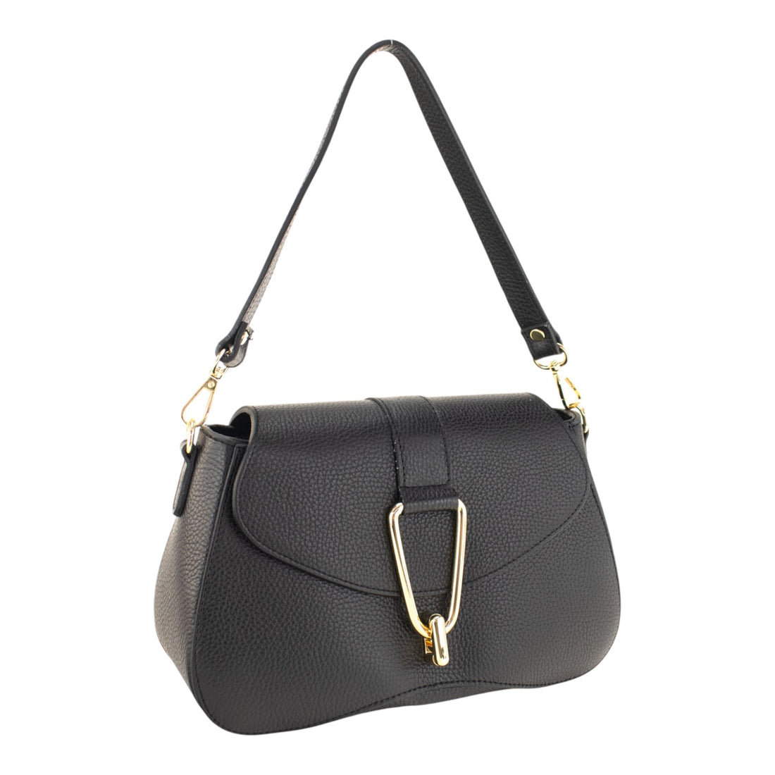 Bolso en Piel Pregato Arezzo Negro