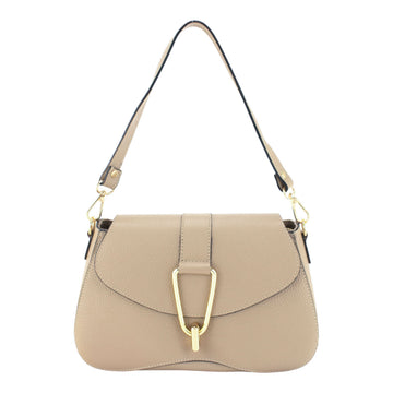 Bolso en Piel Pregato Arezzo Taupe