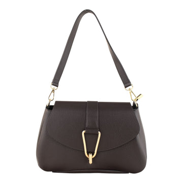 Bolso en Piel Pregato Arezzo Chocolate