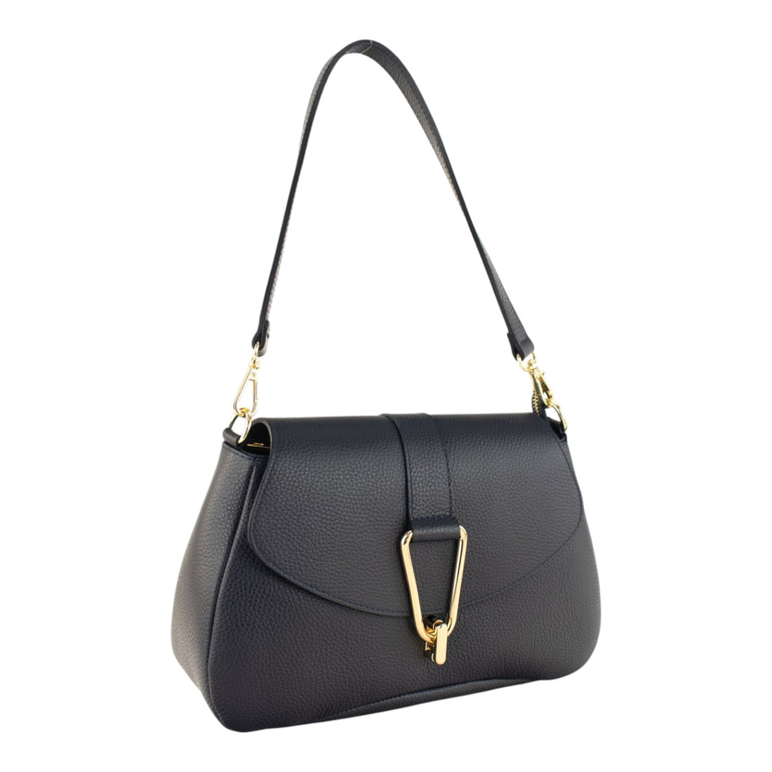 Bolso en Piel Pregato Arezzo Azul marino