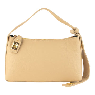 Bolso en Piel Pregato Isabella Taupe