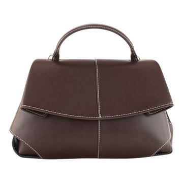 Bolso en piel Pregato Atelier Luxe Chocolate