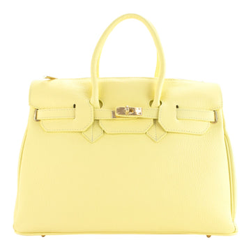 Bolso de Piel Pregato Juliette Mantequilla