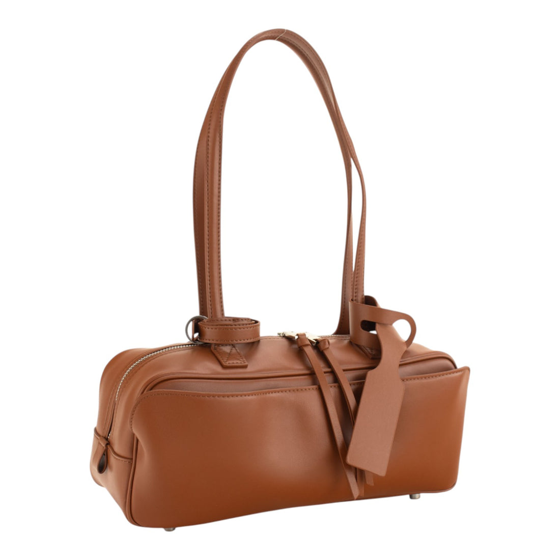 Bolso en Piel Pregato Veloura Cuero