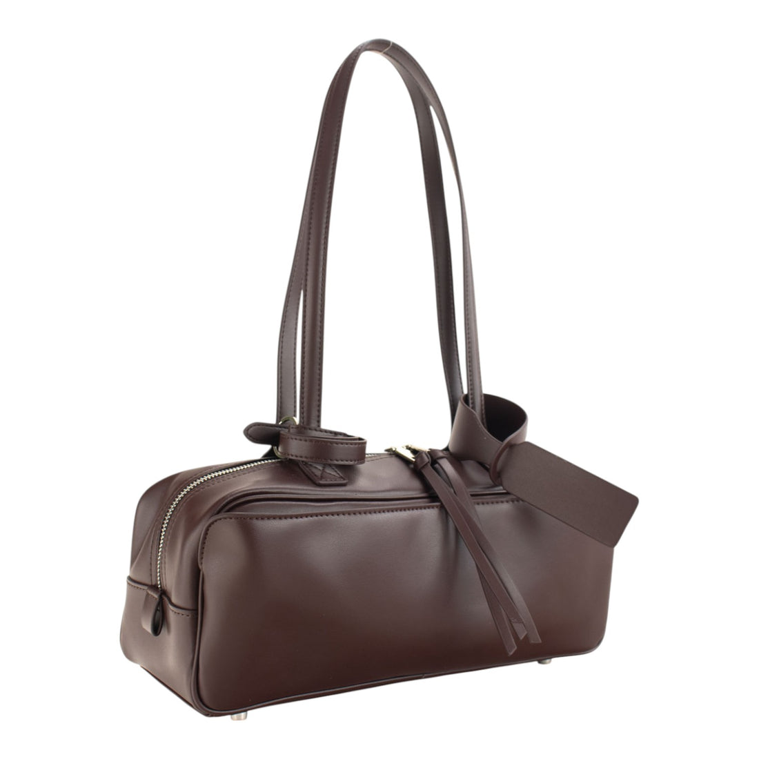 Bolso en Piel Pregato Veloura Chocolate