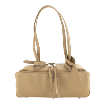 Bolso en Piel Pregato Veloura Taupe