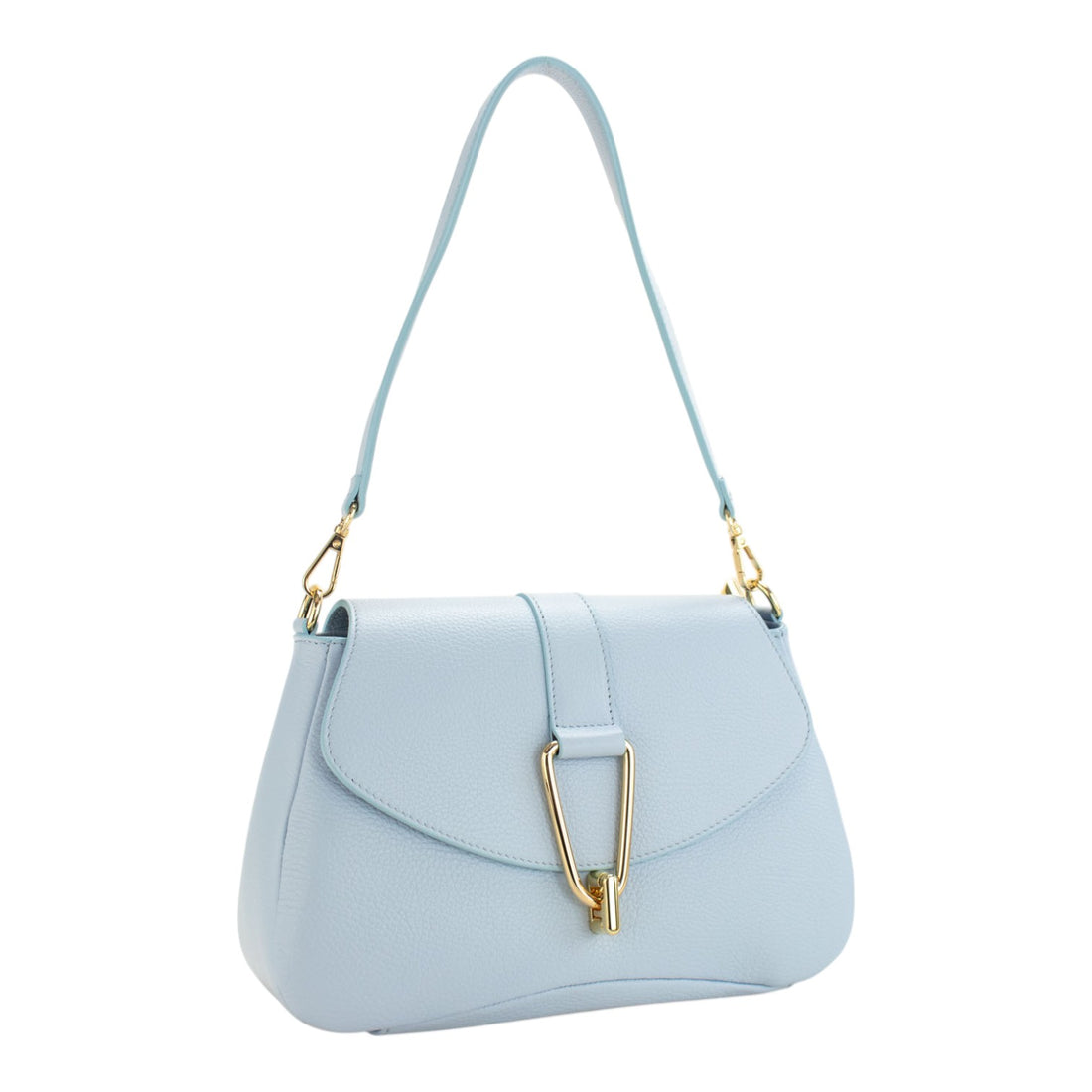 Bolso en Piel Pregato Arezzo Azul cielo