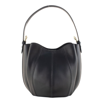 Bolso en Piel Pregato Blossom Negro