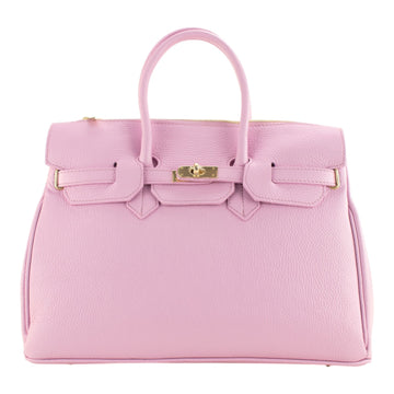 Bolso de Piel Pregato Juliette Rosa claro