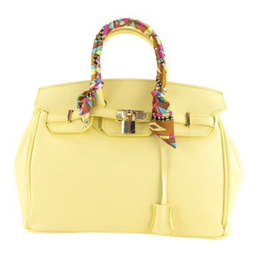 Bolso de mano Pregato Verona Mantequilla