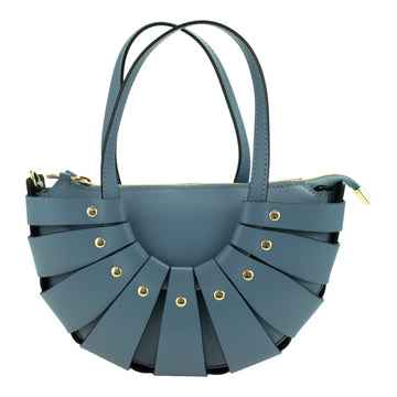 Bolso en Piel Pregato Riviera Azul Jeans