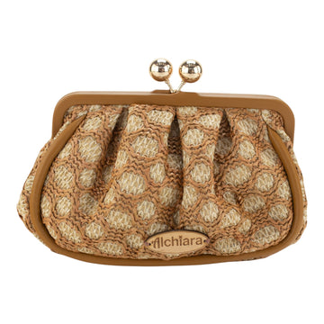 Bolso clutch Alchiara Selene Cuero