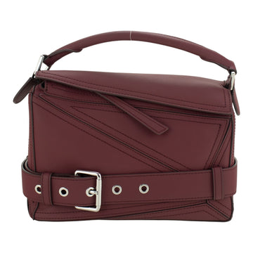 Bolso de Piel Pregato Modena Rock Burdeos