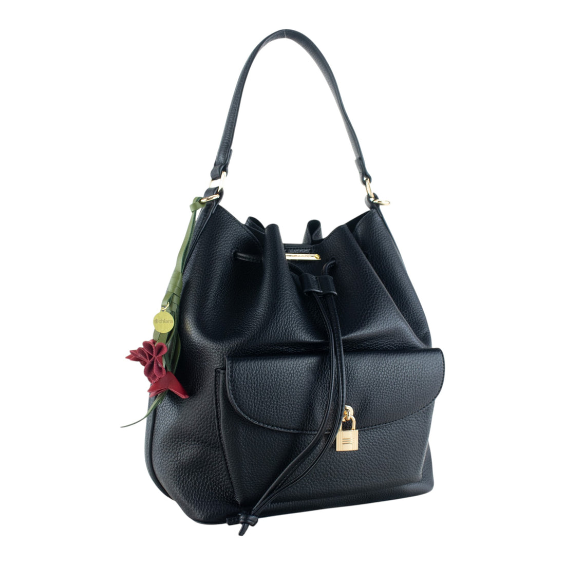 Bolso bombonera Alchiara Dhalia Negro