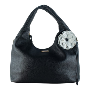 Bolso hobo Alchiara Magnolia Negro