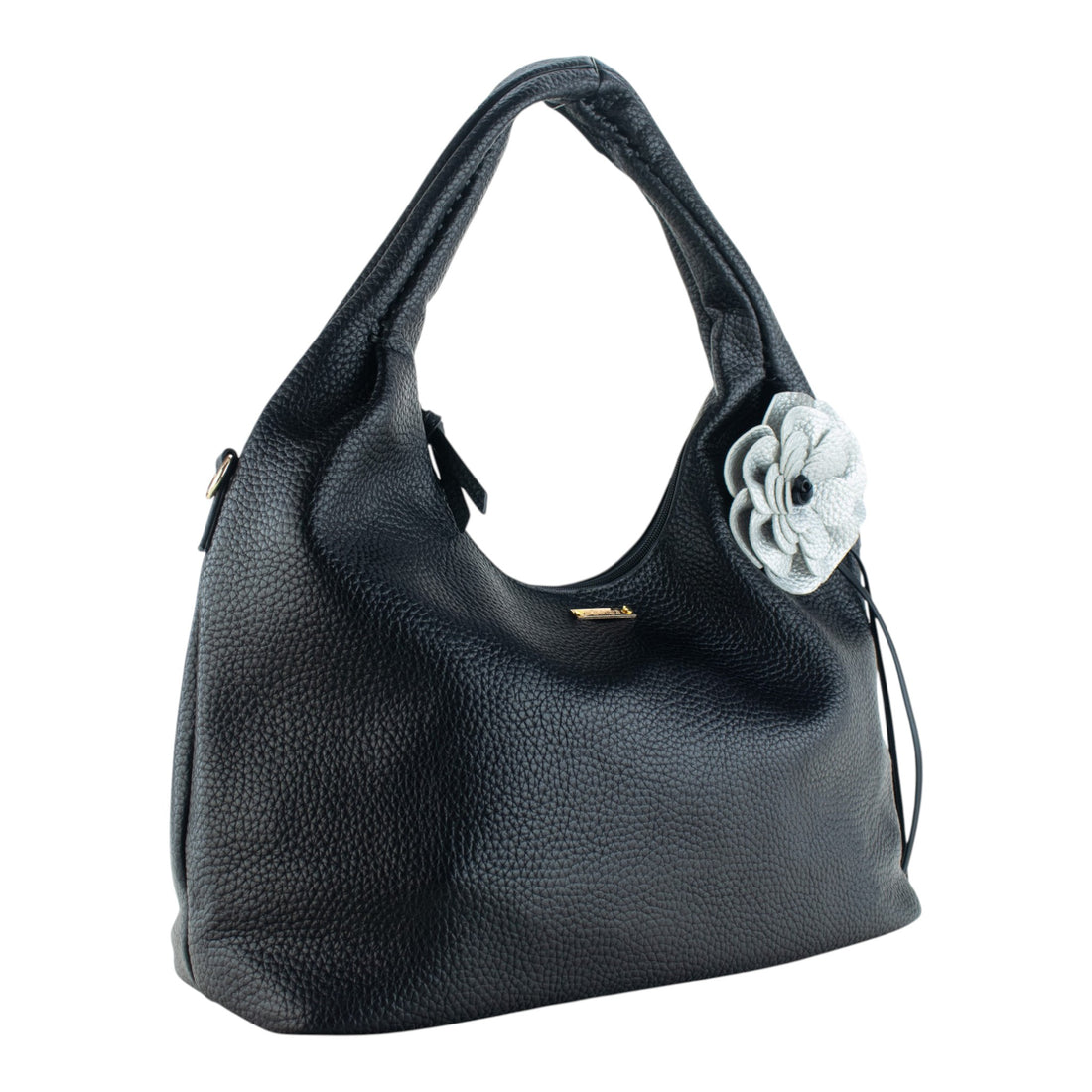 Bolso hobo Alchiara Magnolia Negro