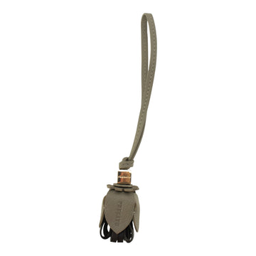 Charm para bolso Pregato Flor bicolor Taupe y Negro