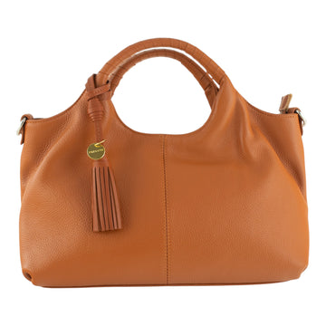 Bolso de mano de piel Pregato Tosca Cuero