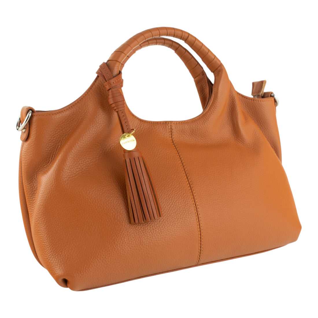 Bolso de mano de piel Pregato Tosca Cuero