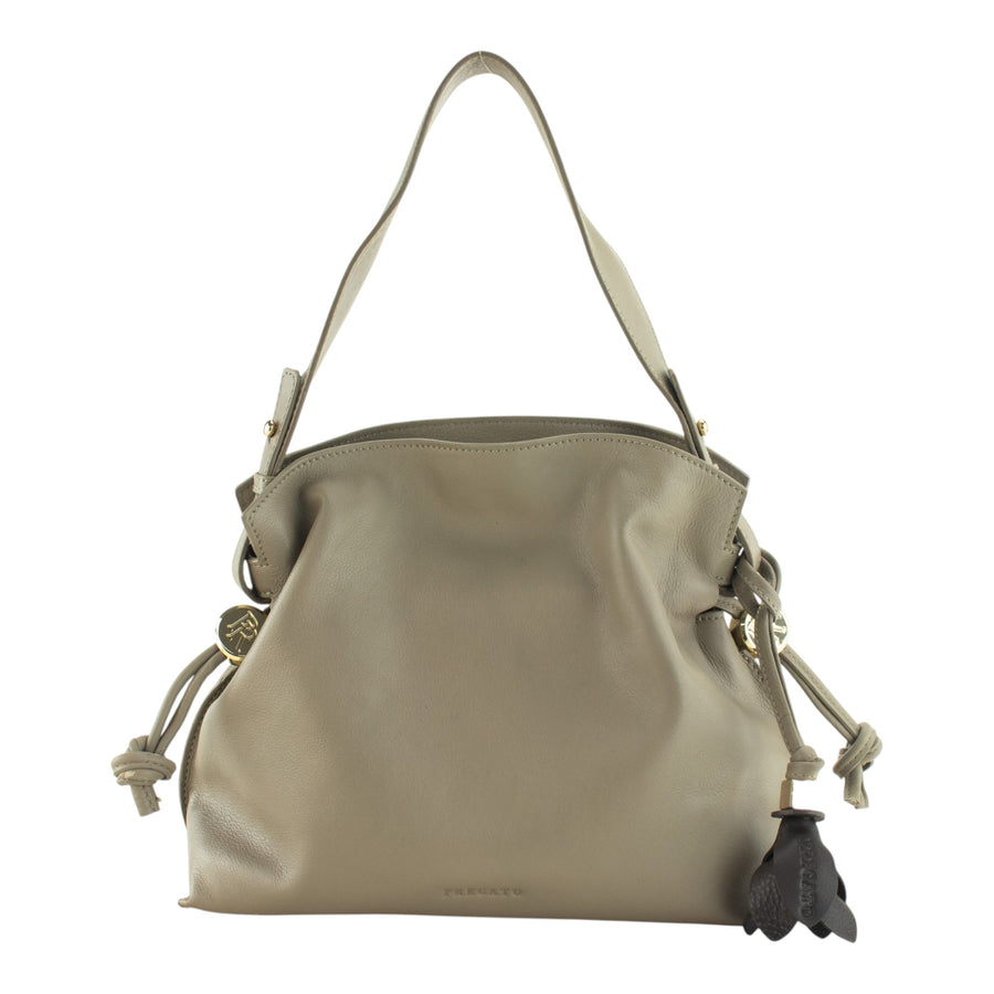 Bolso bandolera Pregato Lucca Premium Taupe