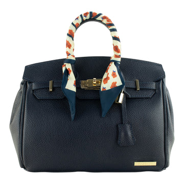 Bolso de mano Pregato Verona Azul marino