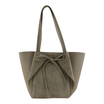 Bolso Shopper de Piel Pregato Melfi Taupe
