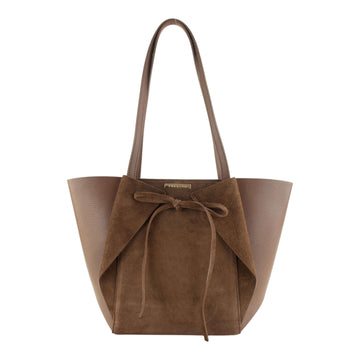 Bolso Shopper de Piel Pregato Melfi Café