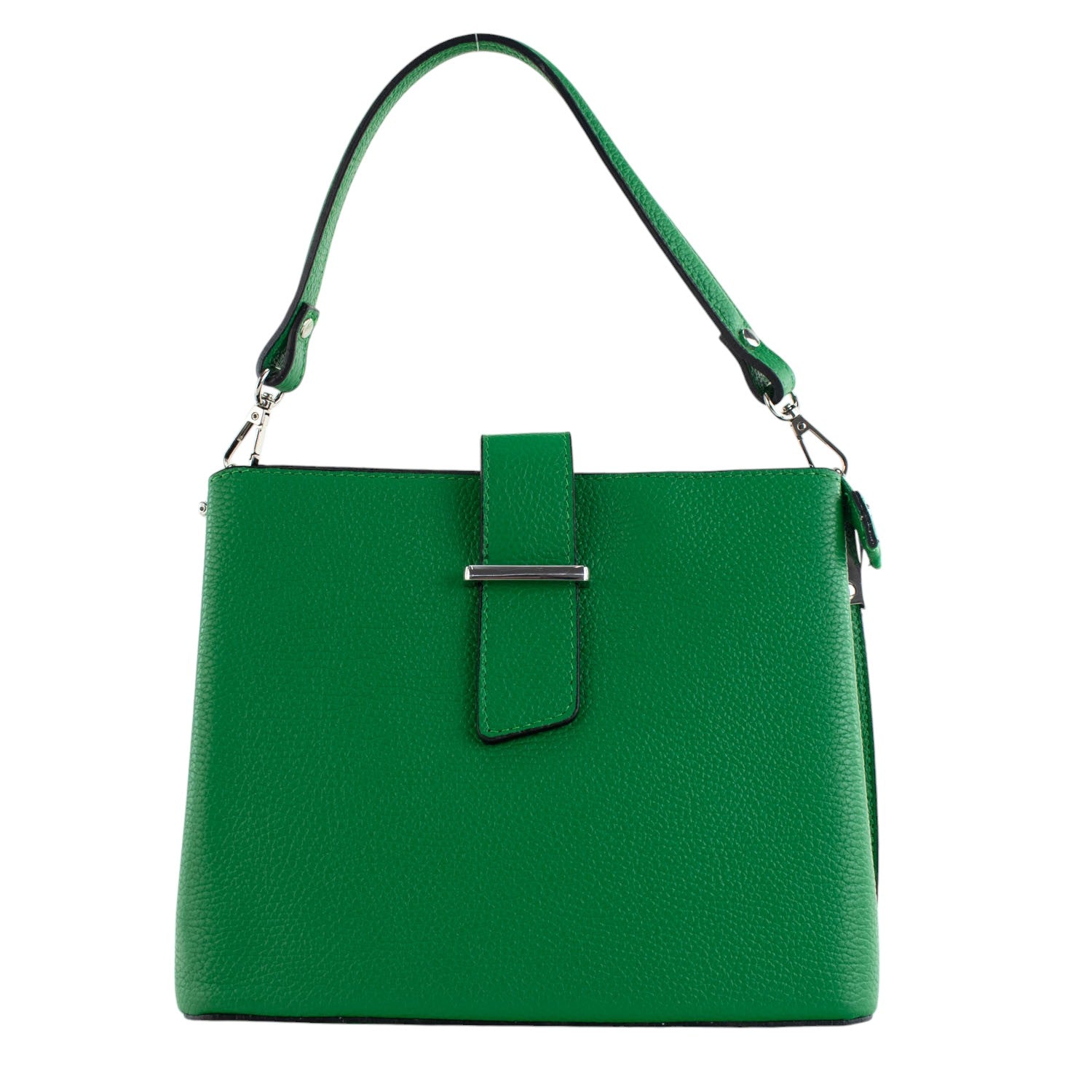 Bolso de Piel Pregato Eterea Verde