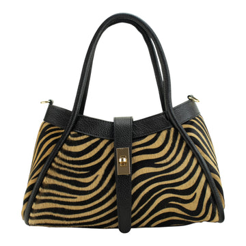 Bolso de piel Pregato Pralina Tigre