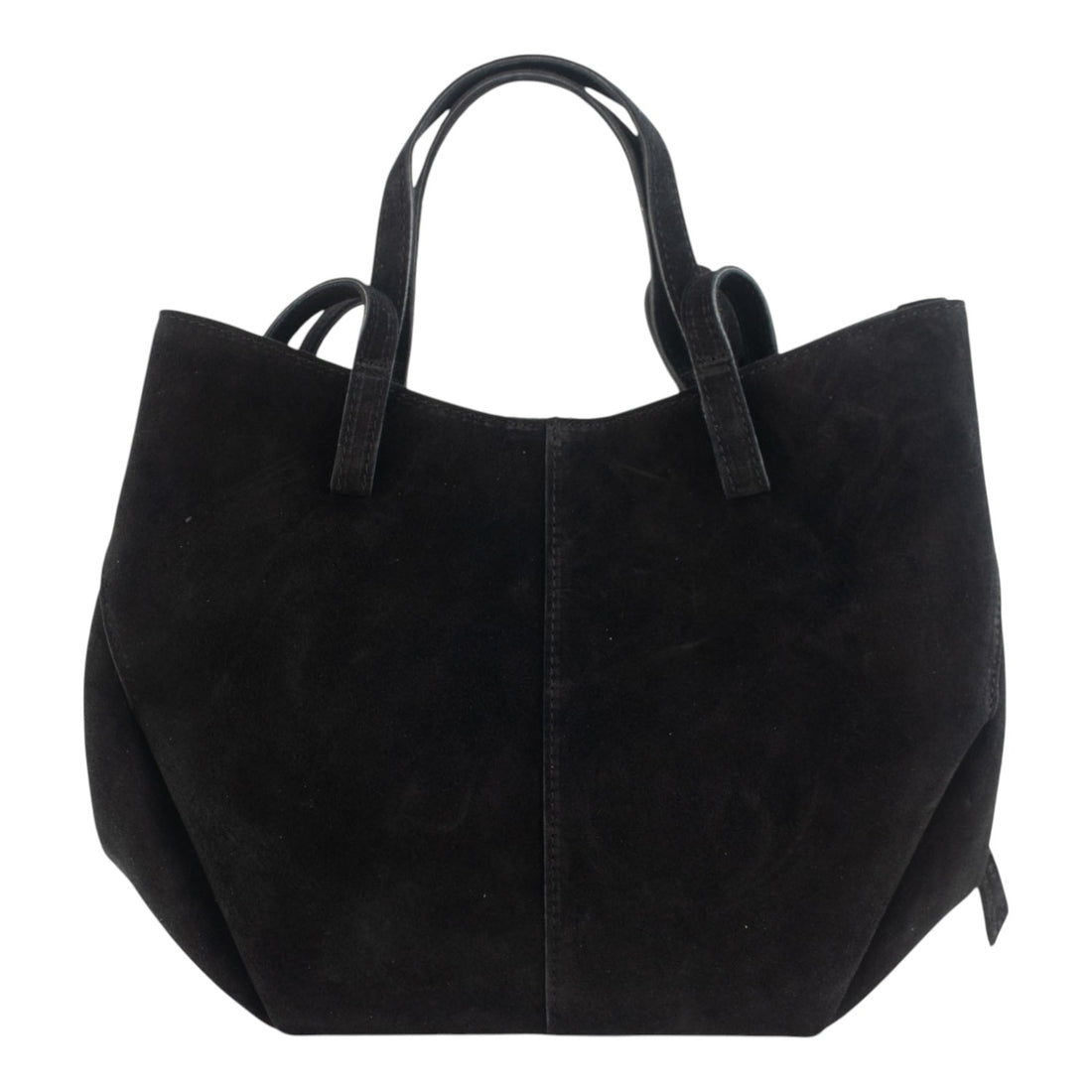 Bolso shopper Piel Pregato Venetto Negro