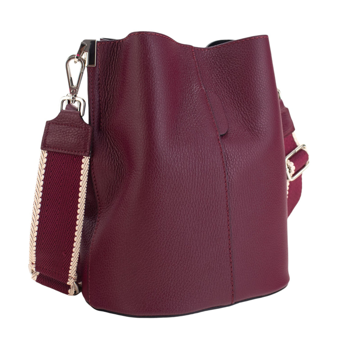 Pregato Secchio Leather Shoulder Bag