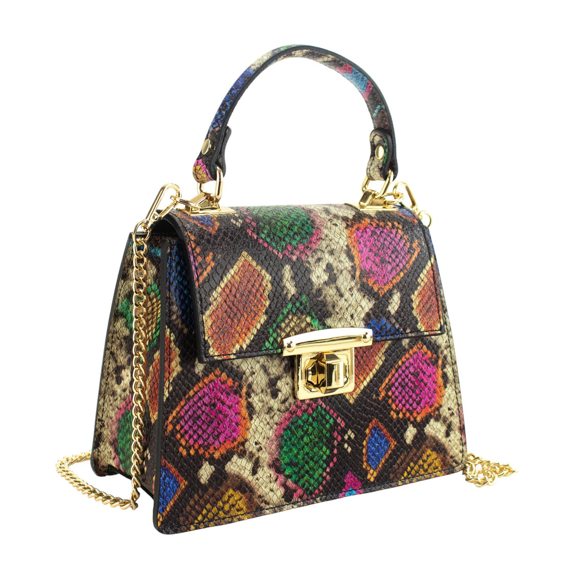 Bolso de mano Piel Pregato Gekko Multi pattern