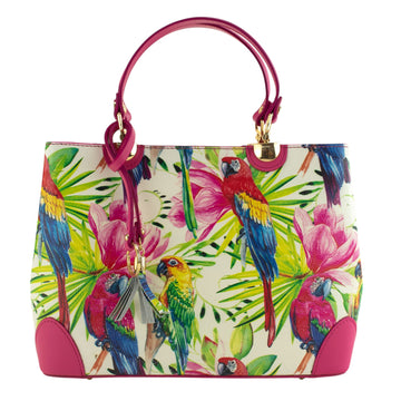 Bolso en piel Pregato Eleganza Tropical