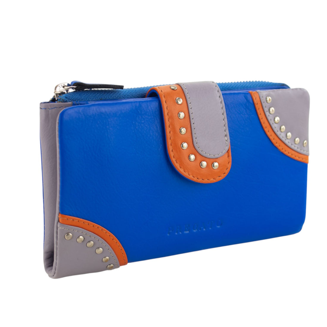 Billetero de piel Premium Pregato Capri Intenso - KimondoShop