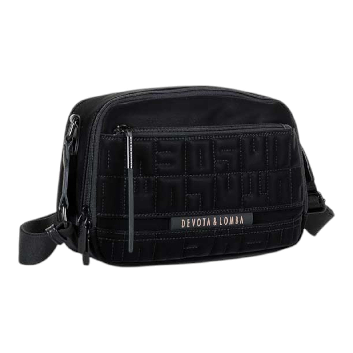 Bandolera compacta Devota & Lomba Master Negro - KimondoShop