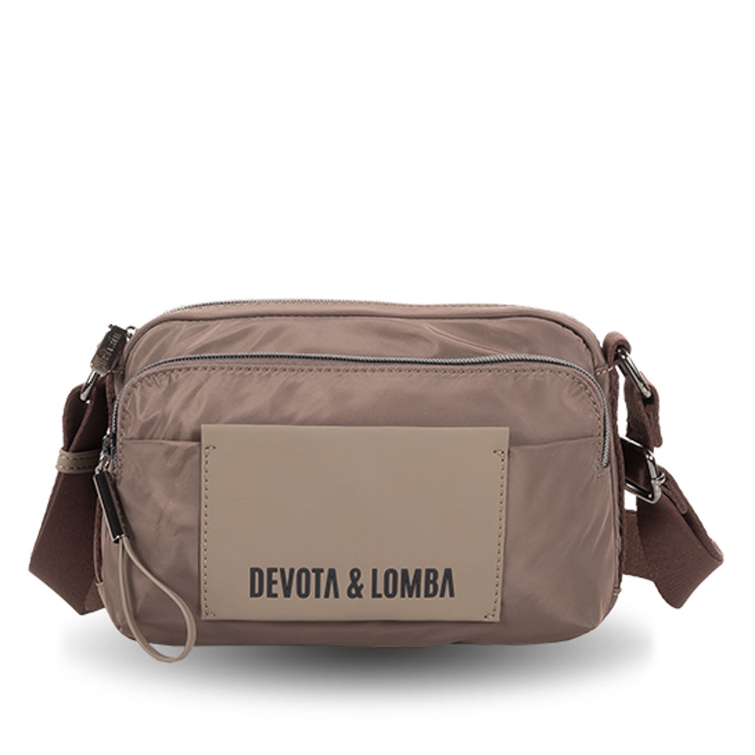 Bandolera compacta Devota & Lomba Viber Taupe - KimondoShop