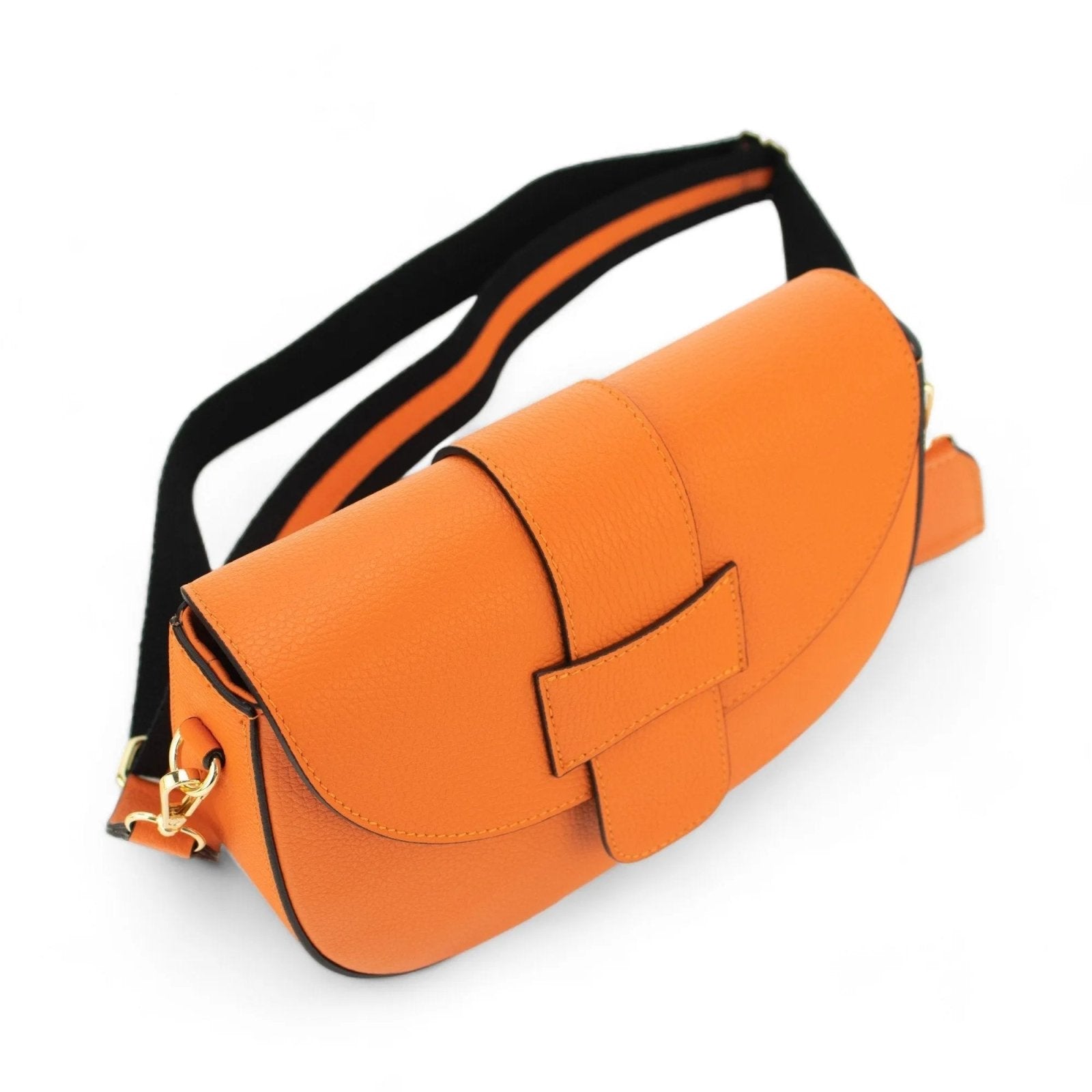 Bandolera Piel Pregato Aria Naranja - KimondoShop