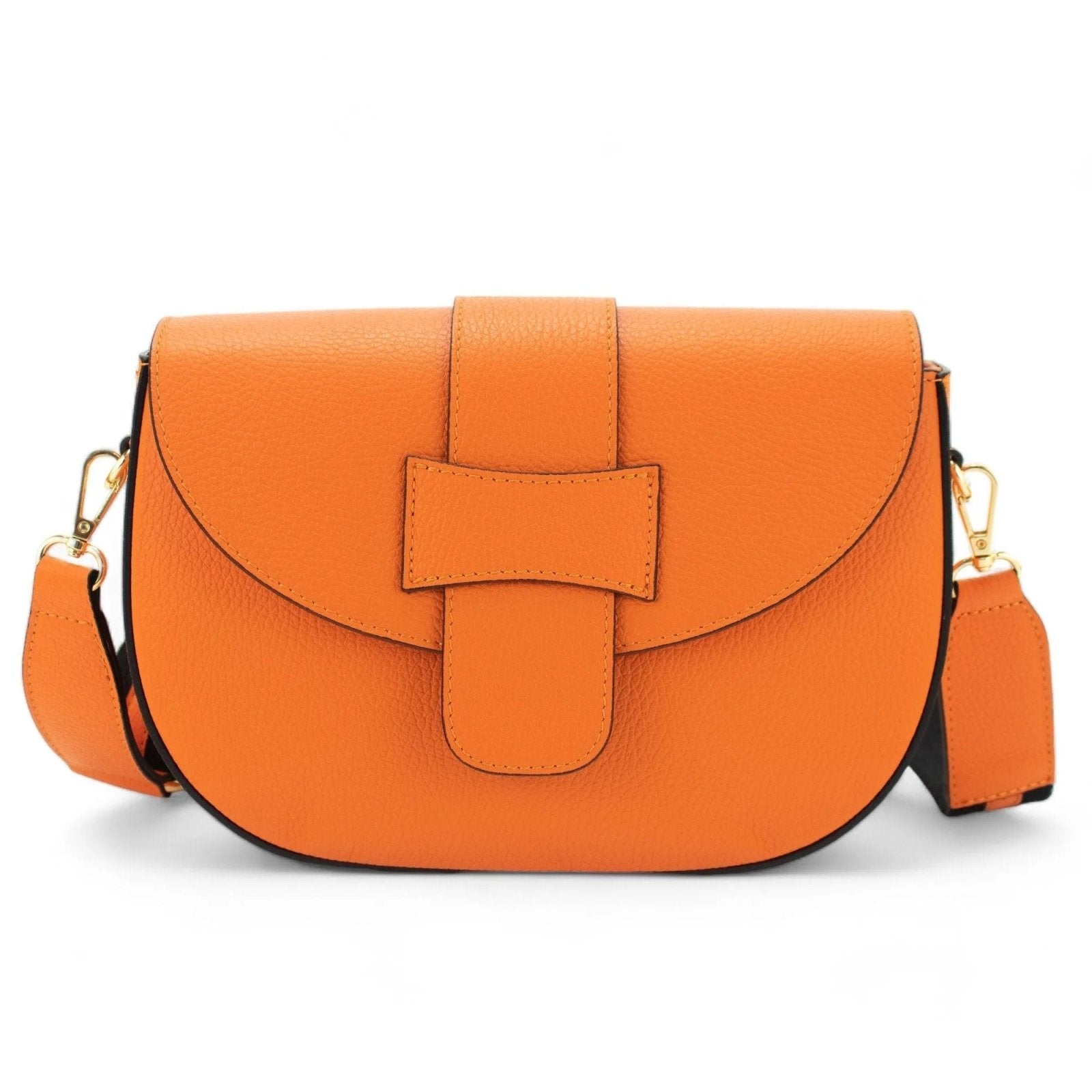 Bandolera Piel Pregato Aria Naranja - KimondoShop