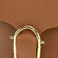 Bandolera Piel Pregato Fíbula Camel - KimondoShop