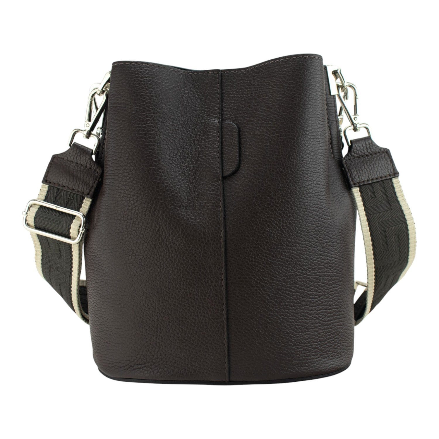 Bandolera Piel Pregato Secchio Chocolate - KimondoShop